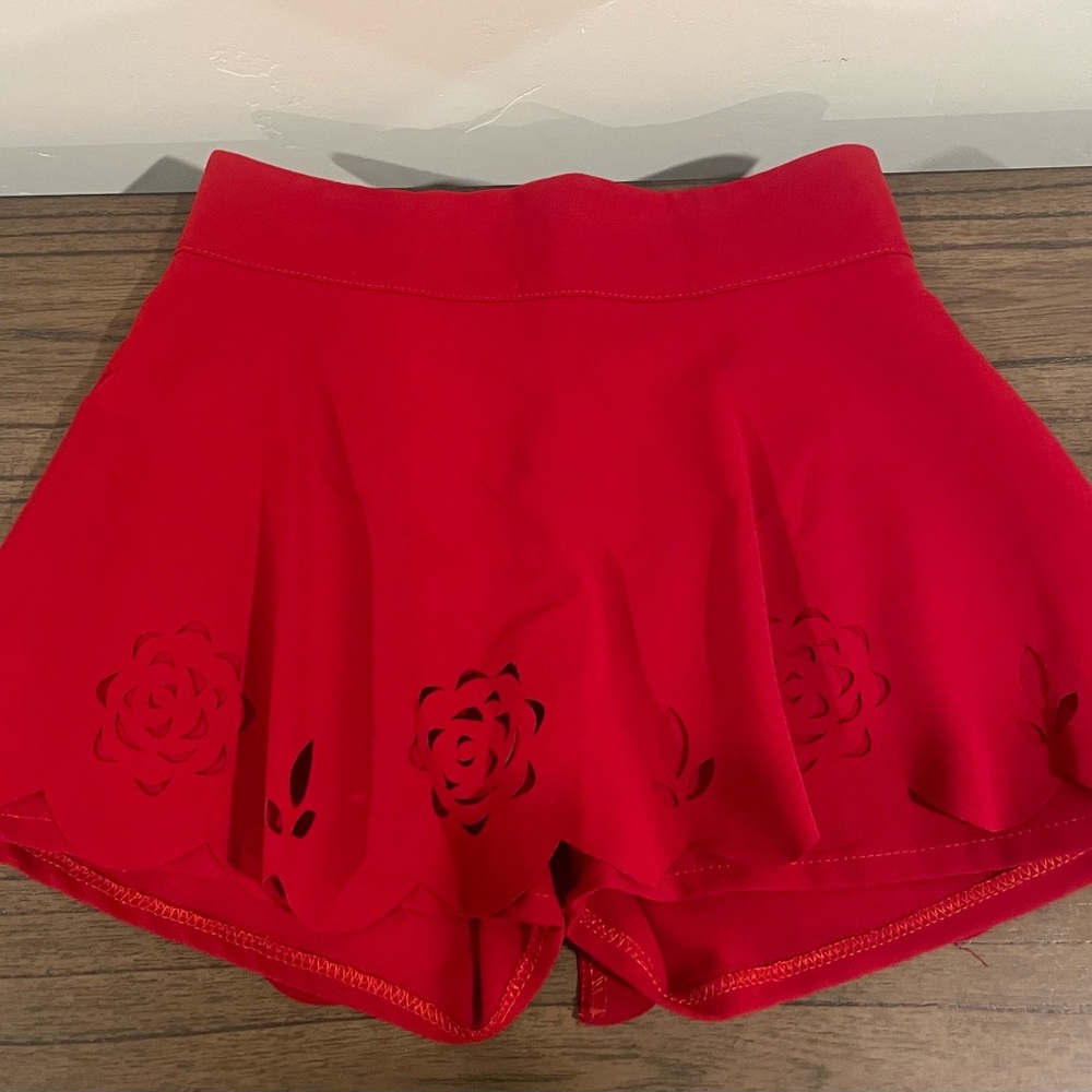 Red Floral Women's Shorts (X3)